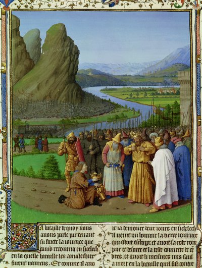 David Learning of the Death of Saul, illustration from 